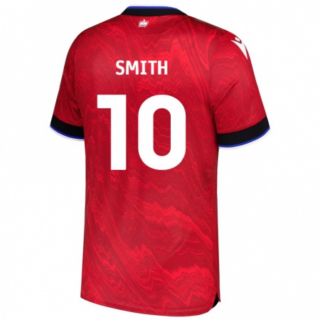 Kandiny Enfant Maillot Sam Smith #10 Rouge Noir Tenues Extérieur 2024/25 T-Shirt