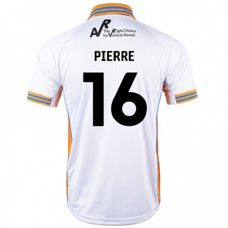 Kandiny Enfant Maillot Aaron Pierre #16 Blanc Tenues Extérieur 2024/25 T-Shirt