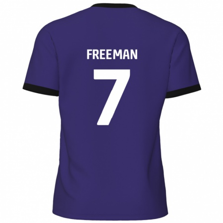 Kandiny Enfant Maillot Nick Freeman #7 Violet Tenues Extérieur 2024/25 T-Shirt