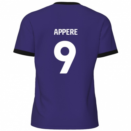 Kandiny Enfant Maillot Louis Appéré #9 Violet Tenues Extérieur 2024/25 T-Shirt