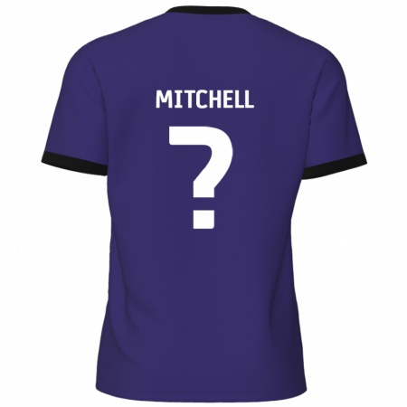 Kandiny Enfant Maillot Rylee Mitchell #0 Violet Tenues Extérieur 2024/25 T-Shirt