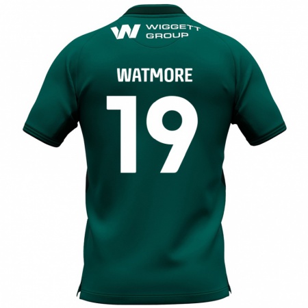 Kandiny Enfant Maillot Duncan Watmore #19 Vert Tenues Extérieur 2024/25 T-Shirt