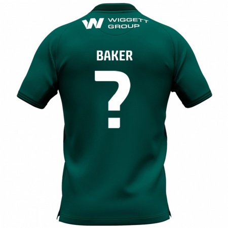 Kandiny Enfant Maillot Frankie Baker #0 Vert Tenues Extérieur 2024/25 T-Shirt