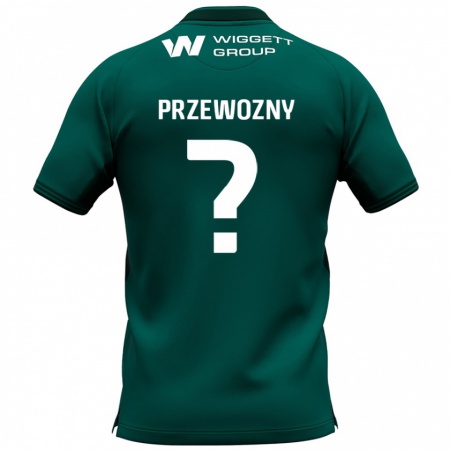 Kandiny Enfant Maillot Jakub Przewozny #0 Vert Tenues Extérieur 2024/25 T-Shirt