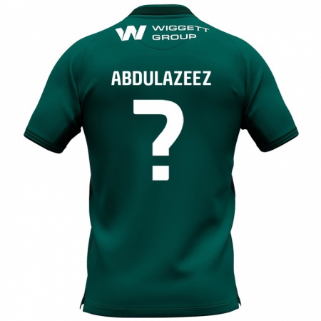 Kandiny Enfant Maillot Abdulahi Abdulazeez #0 Vert Tenues Extérieur 2024/25 T-Shirt