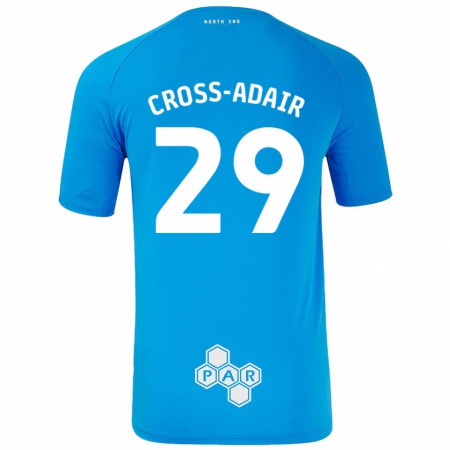 Kandiny Enfant Maillot Finlay Cross-Adair #29 Bleu Ciel Tenues Extérieur 2024/25 T-Shirt