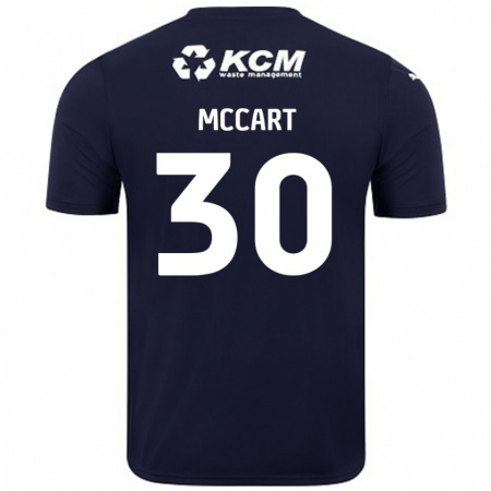 Kandiny Enfant Maillot Jamie Mccart #30 Bleu Marine Tenues Extérieur 2024/25 T-Shirt