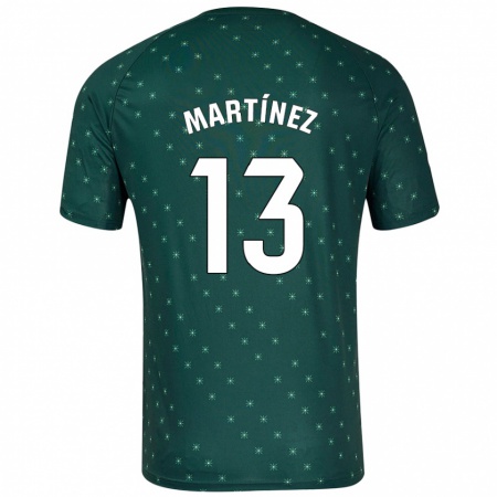 Kandiny Enfant Maillot Fernando Martínez #13 Vert Foncé Tenues Extérieur 2024/25 T-Shirt