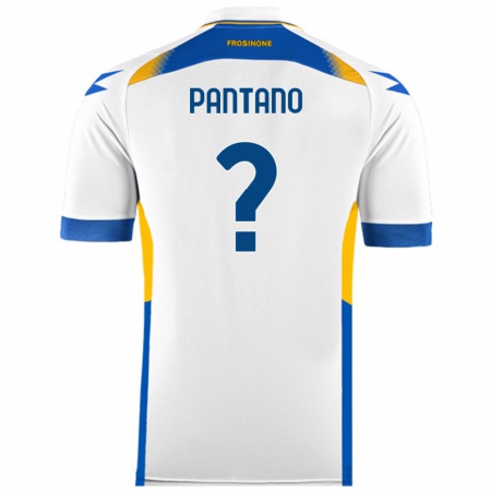 Kandiny Enfant Maillot Christian Pantano #0 Blanc Tenues Extérieur 2024/25 T-Shirt