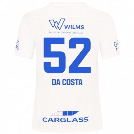 Kandiny Enfant Maillot Wilson Da Costa #52 Blanc Tenues Extérieur 2024/25 T-Shirt