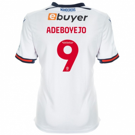 Kandiny Homme Maillot Victor Adeboyejo #9 Blanc Tenues Domicile 2024/25 T-Shirt