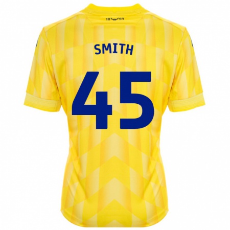 Kandiny Homme Maillot Max Smith #45 Jaune Tenues Domicile 2024/25 T-Shirt