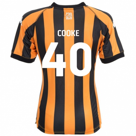 Kandiny Homme Maillot Megan Cooke #40 Noir Ambre Tenues Domicile 2024/25 T-Shirt