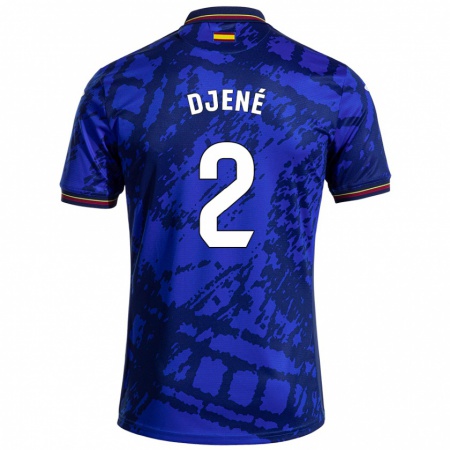 Kandiny Homme Maillot Djené #2 Bleu Foncé Tenues Domicile 2024/25 T-Shirt