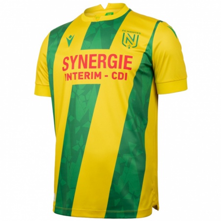 Kandiny Homme Maillot Kelvin Amian #98 Jaune Vert Tenues Domicile 2024/25 T-Shirt