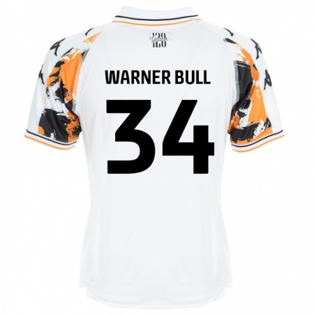 Kandiny Homme Maillot Lucy Warner-Bull #34 Blanc Tenues Extérieur 2024/25 T-Shirt