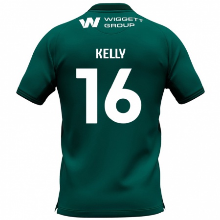 Kandiny Homme Maillot Daniel Kelly #16 Vert Tenues Extérieur 2024/25 T-Shirt