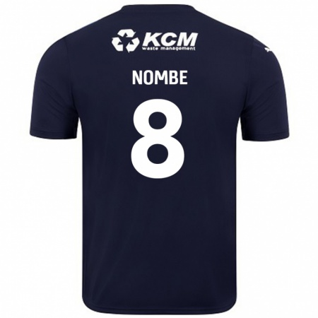 Kandiny Homme Maillot Sam Nombe #8 Bleu Marine Tenues Extérieur 2024/25 T-Shirt