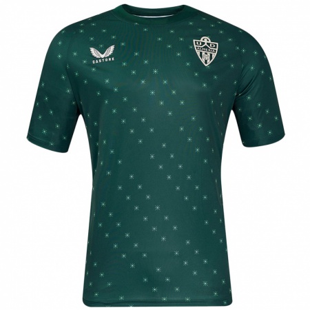 Kandiny Homme Maillot Sergio Arribas #11 Vert Foncé Tenues Extérieur 2024/25 T-Shirt