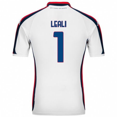 Kandiny Homme Maillot Nicola Leali #1 Blanc Tenues Extérieur 2024/25 T-Shirt