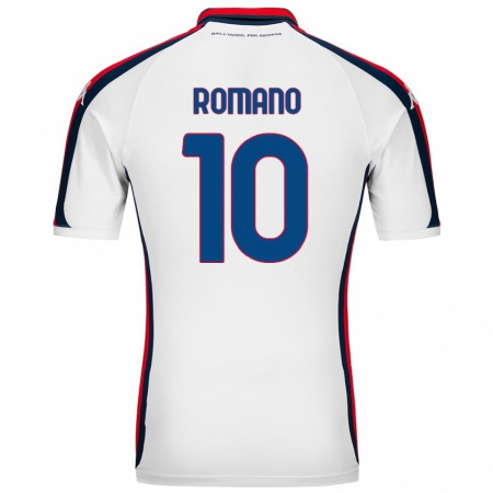 Kandiny Homme Maillot Marco Romano #10 Blanc Tenues Extérieur 2024/25 T-Shirt