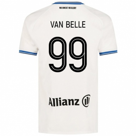 Kandiny Homme Maillot Lyndsey Van Belle #99 Blanc Tenues Extérieur 2024/25 T-Shirt