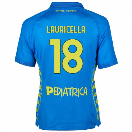 Kandiny Femme Maillot Giovanni Lauricella #18 Bleu Tenues Domicile 2024/25 T-Shirt