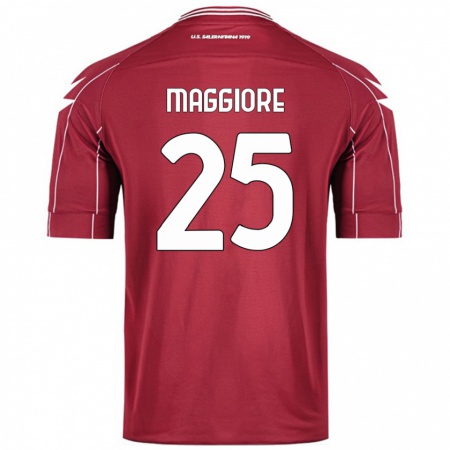 Kandiny Femme Maillot Giulio Maggiore #25 Bordeaux Tenues Domicile 2024/25 T-Shirt