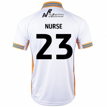 Kandiny Femme Maillot George Nurse #23 Blanc Tenues Extérieur 2024/25 T-Shirt