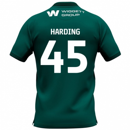 Kandiny Femme Maillot Wes Harding #45 Vert Tenues Extérieur 2024/25 T-Shirt